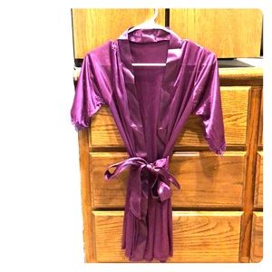 Sheer purple cover Up